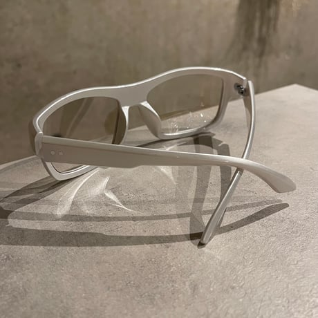 SE24SG_CA004 / Wrap around Sunglasses (P.white/Clear)