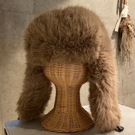 2510KC130104(S) / 2way volume flight fur cap（Brown）