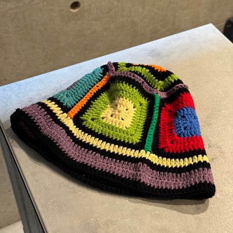 2411KC130003NV(S) / Crochet Knit Hat（colorful）