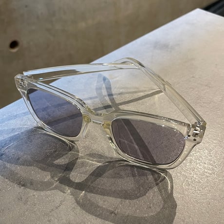 SE26SG_CA015（S） /  Square Frame Sunglasses (Clear Champagne/Md.Gray)