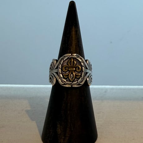 2606RG0803 / Vintage metal oval ring（Silver）