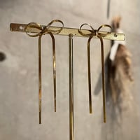 2508PR0796 / Chain Ribbon pierce（Gold）