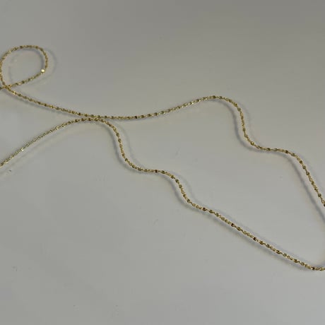 2405NC0249 / Twist chain necklace / Silver925（Gold）