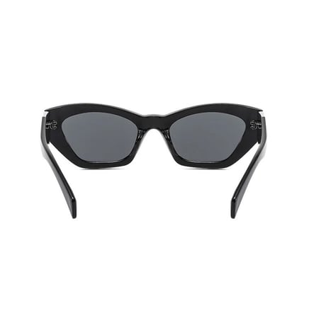 【 Select 】Vintage Retro Rectangle Square Design Sunglasses (Leopard)