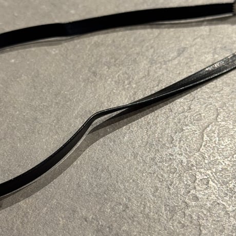 2503NC0330／ simple fakeleather choker（Black)