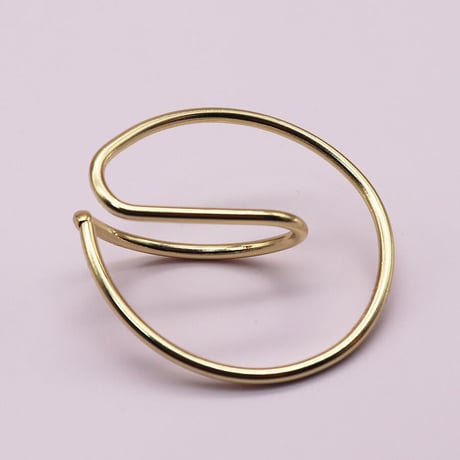 Irregular Curve Earcuff （Gold） / EC049
