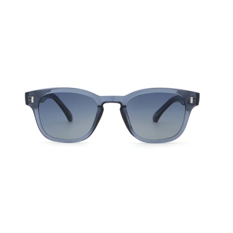 【 Select 】Classic Square Frame High Quality Sunglasses (Clear Blue/Blue)