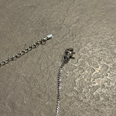 2504NC0334/ Logo motif  Heart necklace（Silver)