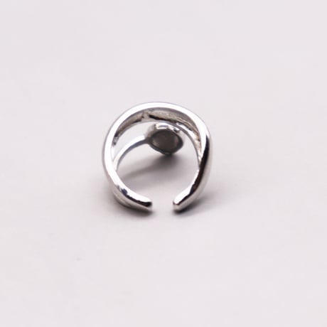 Drop Deformation Cartilage Earcuff （Silver/Left） / EC069B