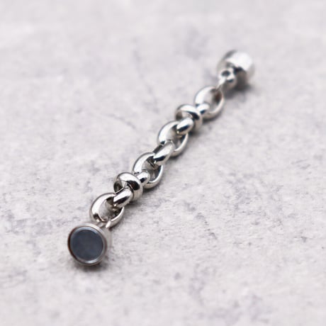 Magnet Clip Earrings Cuff （SILVER） / EC-040