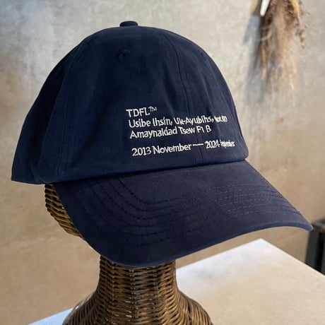 KF251114AST(S) / Text Embroidery Cap（Navy）