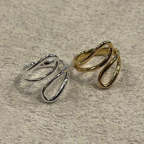 2404RG0454 / Twist open line ring（Silver）