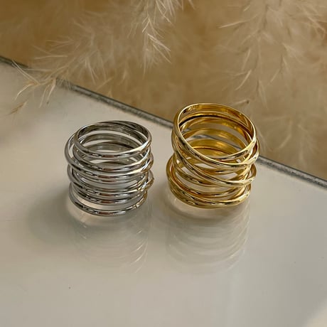 2403RG0412 / Spiral line design ring（Gold）