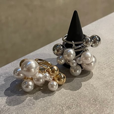 2512RG0713 /  Mix Pearl ring（Gold）