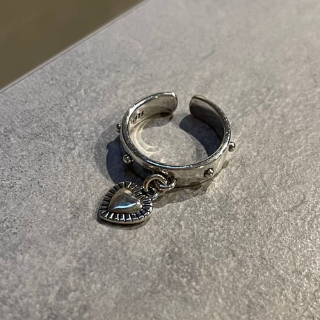 2601RG0726 / Heart charm ring（Silver）