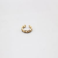 Metal Chain Oval Small  Earcuff （Gold） / EC074