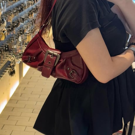 2507BG034(S)/ Mini Shoulder Bag （Red)