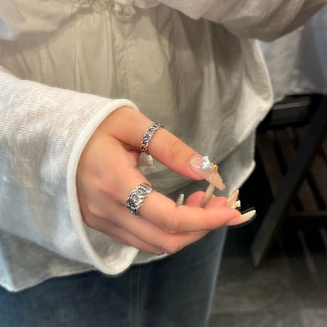 2406RG0488 / Normal chain design ring（Silver）