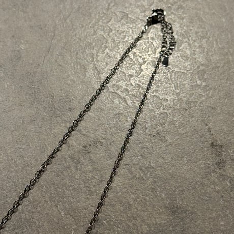 2512NC0375 / Stone Flower  chain  necklace（Silver）
