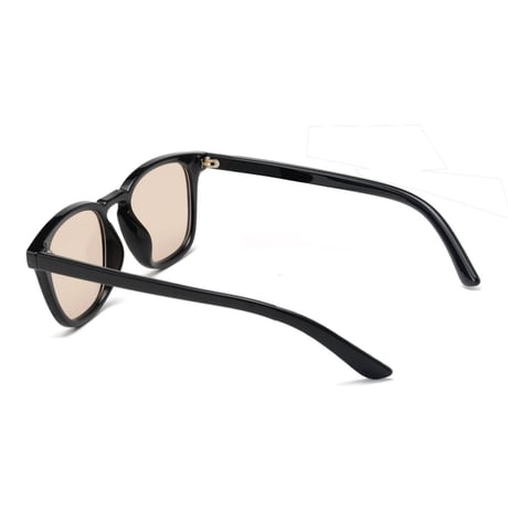 【 Select 】Square Flat Lens Sunglasses (Black/Lt.Smoke)