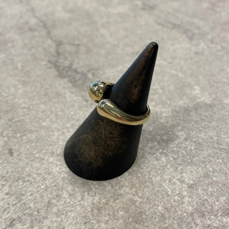 2402RG0393 / Dropfork ring（Gold）