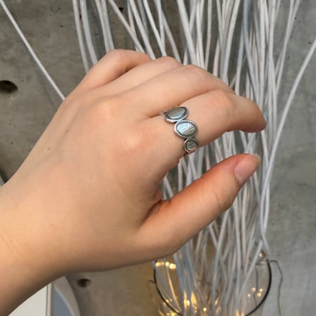 2604RG0755 / Oval connect ring（Silver）