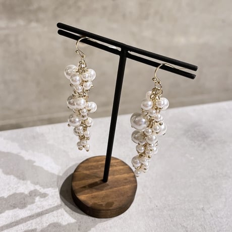 Irregular small pearl pierce（Gold）/ 2210_PR0520