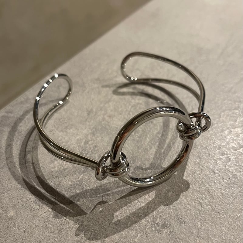 2511BR0109 / Knot circle Bangle（Silver） | Calin
