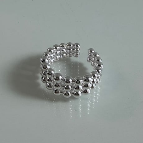 2604RG0770 / Mini ball line ring（Silver）