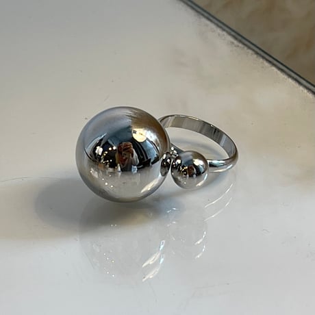 2408RG0507 / Bubble ball Design ring（Silver）