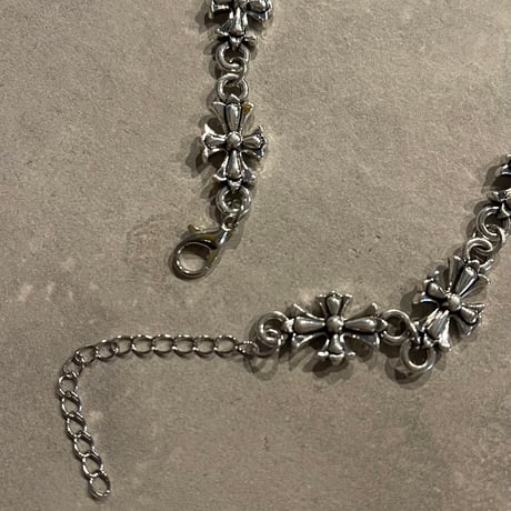 2508NC0354 /  Cross design chain Necklace（Silver）