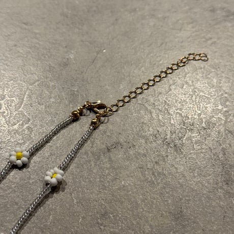 2503NC0325／ Flower bees necklace（clear）