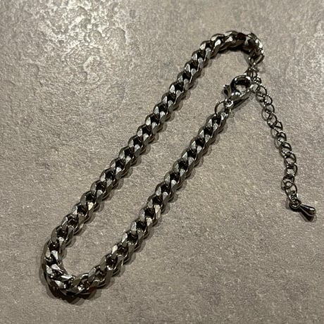 2412BR0060 / Curb chain Bracelet（Silver）