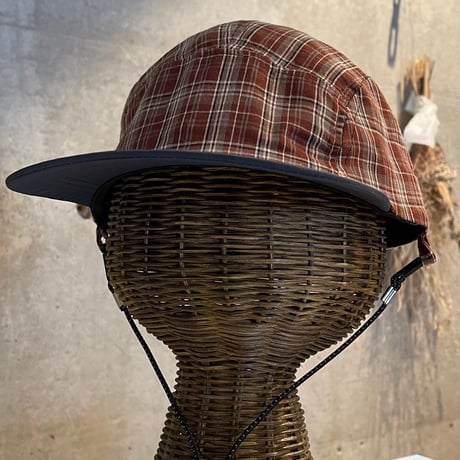 2504HW0087(S) / 2Way cotton check cap（RedCK）