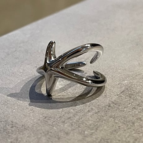 2505RG0620 / Asymmetry Star motif ring（Silver）