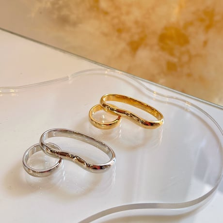 Double finger set ring （Gold）   /  2203_RG0173