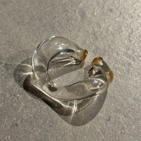 2504EC019 /  color wave Ear Cuff（clear）