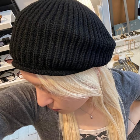 2509HW0103(S) / Knit béret（ Black）