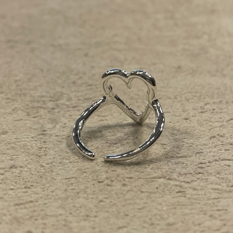 2406RG0483 / Nuance heart design ring（Silver）