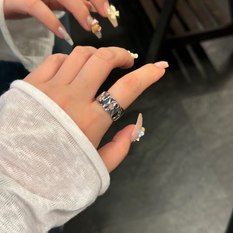 2406RG0491 /  Cross design ring（Silver）