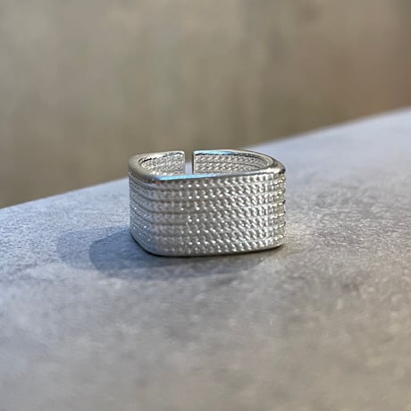 2601RG0732 / Square mesh ring（Silver）