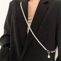 Pearl Shoulder chain strap  / 2109-GS010