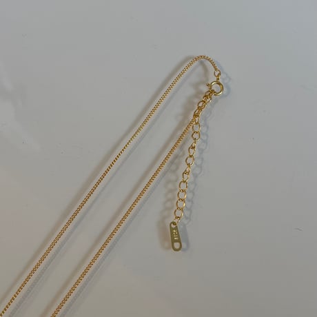 2401NC0228 / Nuance curve ball Necklace（Gold）