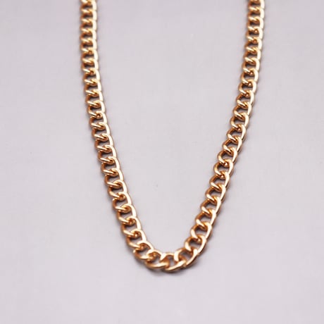 Metal Regular basic Chain Necklaces（Gold）/ 2109-NC092