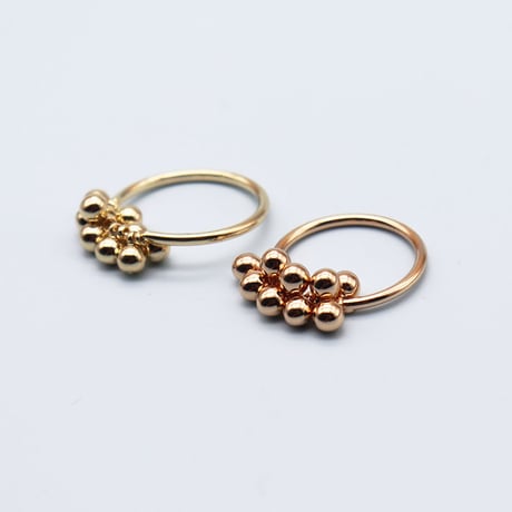 Grapes metal ring（Yellow Gold） / 2105-RG070B