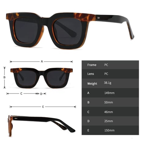 【 Legit Eyewear 】Sunglasses Konoe (Black Wood/Grey)