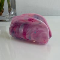 2606HA0089(S)/ Marble color Hair Clip（Purple）