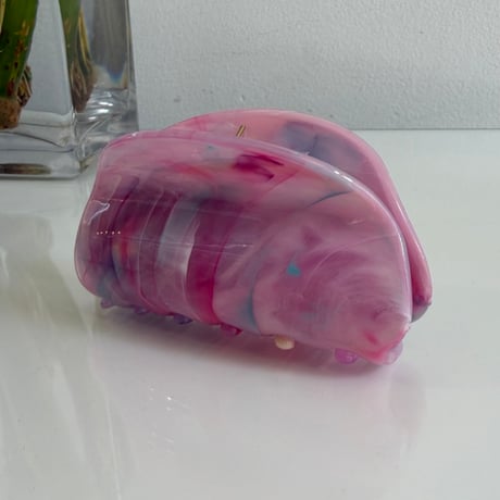 2606HA0089(S)/ Marble color Hair Clip（Purple）