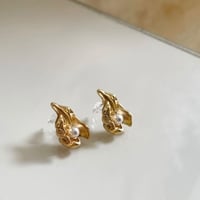pearl design pierce（Gold）/ 2201_PR0430