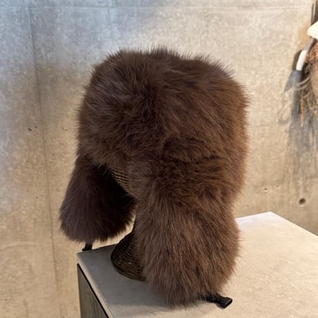 2412SL11047BR(S)/ Volume flight fur cap（Brown）